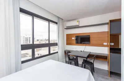 Studio com 1 dormitório para alugar, 18 m² por r$ 2.300/mês - rebouças - curitiba/pr
