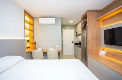 Studio com 1 dormitório para alugar, 21 m² por r$ 2.650/mês - centro - curitiba/pr