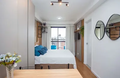 Studio com 1 dormitório para alugar, 22 m² por r$ 3.200/mês - centro - curitiba/pr