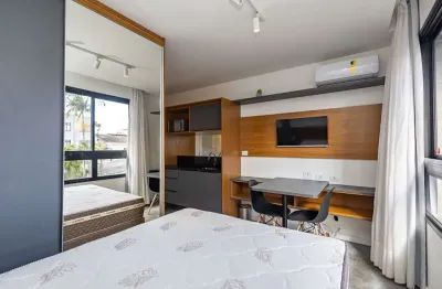 Studio com 1 dormitório para alugar, 18 m² por r$ 2.600/mês - rebouças - curitiba/pr