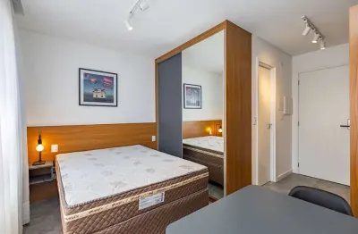 Studio com 1 dormitório para alugar, 18 m² por r$ 2.550/mês - rebouças - curitiba/pr