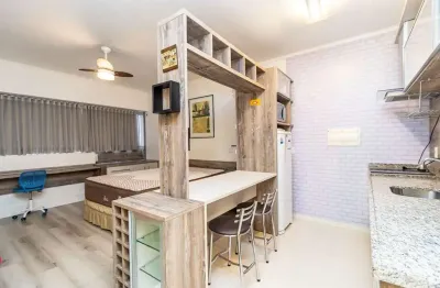 Studio com 1 dormitório para alugar, 30 m² por r$ 2.425/mês - centro cívico - curitiba/pr