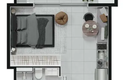 Studio com 1 dormitório à venda, por r$ 423.000,00 - água verde - curitiba/pr