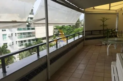 Cobertura com 4 quartos à venda na avenida comandante júlio de moura, 862, barra da tijuca, rio de janeiro por r$ 4.000.000