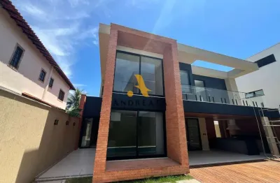 Casa em condomínio fechado com 4 quartos à venda na hugo régis reis, 15, barra da tijuca, rio de janeiro por r$ 4.990.000