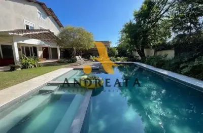 Casa em condomínio fechado com 5 quartos para alugar na josé de brito, 21, barra da tijuca, rio de janeiro por r$ 30.000