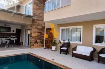 Casa em condomínio fechado com 3 quartos à venda na estrada dos bandeirantes, 14797, vargem pequena, rio de janeiro por r$ 1.250.000