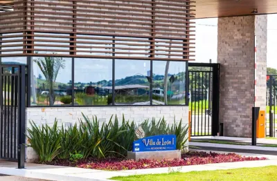 Terreno em condomínio fechado à venda no Residencial Villa de Leon, Piratininga 