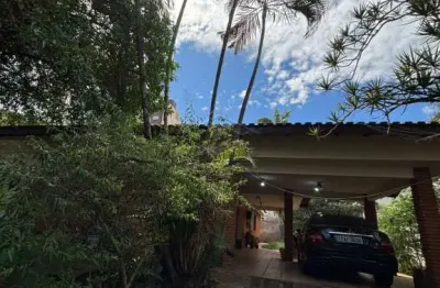 Linda casa arborizada com 3 dormitórios, piscina e canil