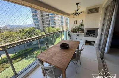 Quatro paredes vende: sofisticação e exclusividade no santa mônica jardins – barra da tijuca 4 suítes c/ varanda + dep