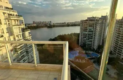Península barra da tijuca - loft com 1 dormitório à venda, 110 m² por r$ 1.500.000 - barra da tijuca - rio de janeiro/rj