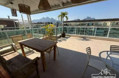 Quatro paredes vende - cobertura  duplex com vista privilegiada no le parc resort – barra da tijuca cobertura duplex de 200m²