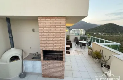 Cobertura com 5 dormitórios à venda, 237 m² por r$ 2.490.000,00 - barra da tijuca - rio de janeiro/rj