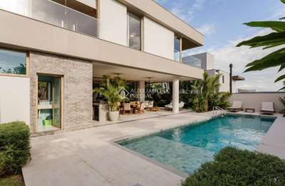 Casa em condomínio fechado com 4 quartos à venda na rodovia haroldo soares glavan, 1760, cacupé, florianópolis, 1018 m2 por r$ 14.300.000