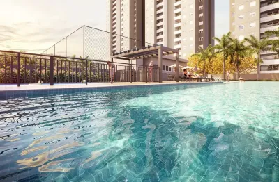 Lançamento terrace resort residence - 69m² com 3 quartos 1 suíte 2 vagas na região do jardim aurélia