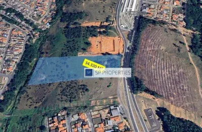 Oportunidade - área à venda, 34.320 m² por r$ 11.000.000 - cidade satélite íris - campinas/sp