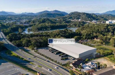 Galpão para alugar, 7200 m² por r$ 201.600,00/mês - salto weissbach - blumenau/sc