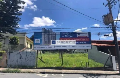 Terreno comercial para venda ou locação 432 m² - jardim santa rosália - sorocaba/sp