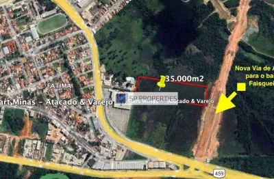 Área comercial à venda, 35000 m² por r$ 27.000.000 - vila beatriz - pouso alegre/mg