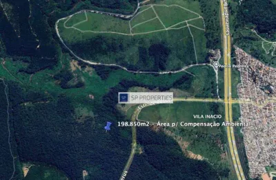 Área para compensação ambiental à venda, 198850 m² por r$ 10.000.000 - anhangüera - são paulo/sp