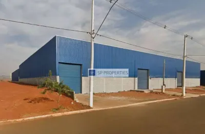 Galpão para alugar, 1700 m² por r$ 21.200,00/mês - distrito industrial - leme/sp