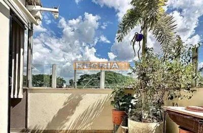 Cobertura de luxo com 4 dormitorios na santa amelia, belo horizonte