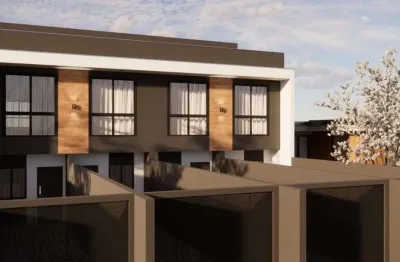 Sobrado geminado no aventureiro com 2 quartos para venda, 60 m²