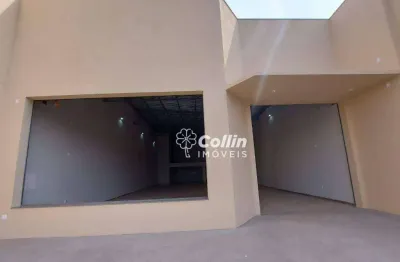 Galpão para alugar, 400 m² por r$ 8.100,00/mês - parque das américas - uberaba/mg
