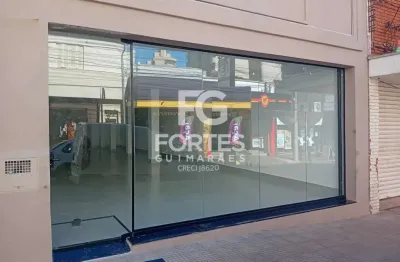 Salão/loja comercial, 210 m² vão livre, vitrine, centro