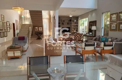 Casa alto padrão para locação no condomínio torino com 392m² de área construída, localizada no jardim botânico!