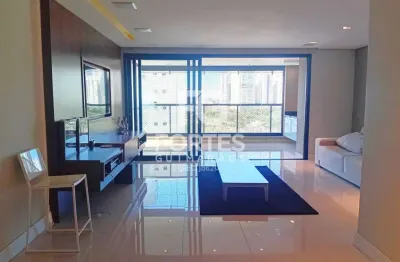 Apartamento mobiliado para locação, 03 quartos sendo 03 suítes, varanda gourmet, 160 m², bosque das juritis