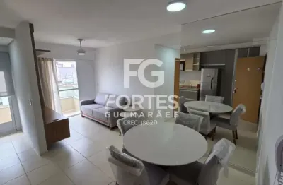 Apartamento mobiliado e decorado 57m² com 2 quartos sendo 1 suíte, armários, 1 com ventilador de teto e 1 com ar condicionado, próximo do colégio unip, hospital unimed, entre os shoppings ribeirão e i