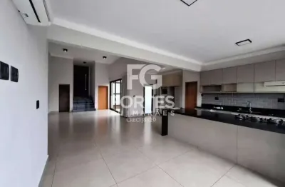 Casa de condomínio com piscina para locação de 3 suítes, com 220m² de área construída no condomínio reserva sant`anna!