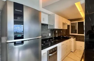 Alugo lindo apartamento mobiliado de 1 quarto em nazaré, andar alto, nascente.