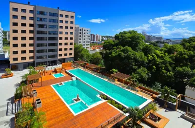 Apartamento amplo na zona sul • tristeza – porto alegre  82,84m² | 3 dormitórios (1 suíte) | 2 vagas | garden home resort.