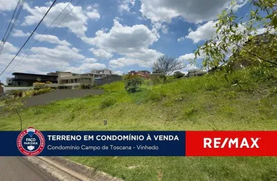Terreno em vinhedo no condomínio campo de toscana 1.600 m2