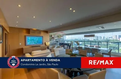 Apartamento à venda 163m² no le jardin ibirapuera, com 3 suítes e mobiliado- bairro indianópolis/sp