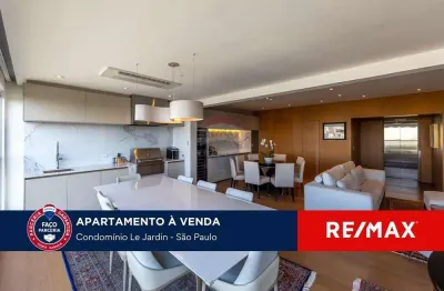 Apartamento à venda 163m² no le jardin ibirapuera, com 3 suítes e mobiliado- bairro indianópolis/sp