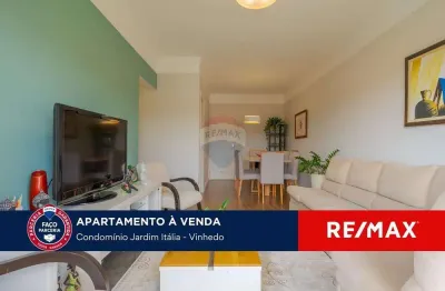 Apartamento reformado com 108 metros no aquarios em vinhedo com 3 quartos e vista incrivel.
