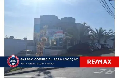 Prédio comercial para locação, 396,5m²,jardim itapuã, valinhos-sp. perfeito para sua empresa.