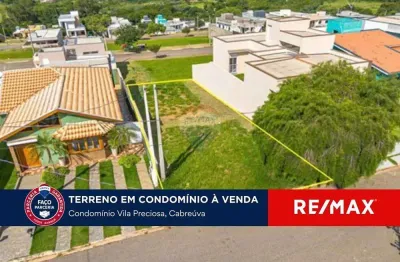 Terreno a venda em cabreúva no condomínio vila preciosa.