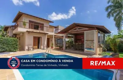 Casa à venda em  vinhedo, com 04 quartos e 01 suíte.