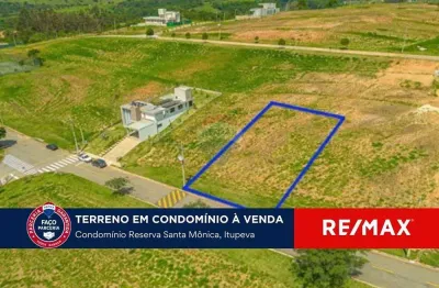 Terreno a venda em itupeva no condomínio reserva de santa mônica, divisa com vinhedo.