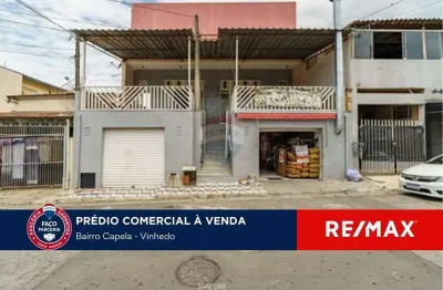 Prédio comercial a venda em vinhedo, no bairro da capela.