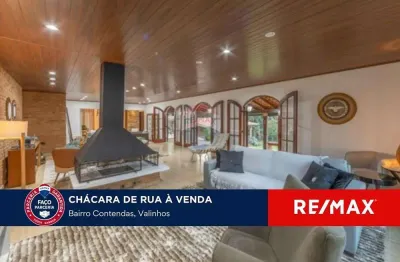 Chácara à venda, 668m², contendas - valinhos/sp. exuberante de 12.000 m².
