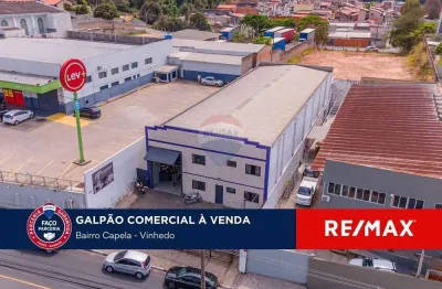 Barracão / Galpão / Depósito à venda na Rua Nicolau Von Zuben, 580, Capela, Vinhedo