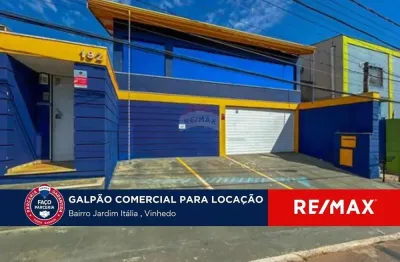 Casa comercial para locação 390m2 com edícula no jardim itália, vinhedo