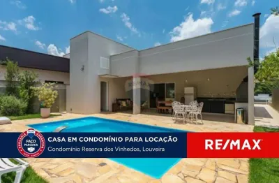 Casa a venda/locação  em louveira condomínio reserva dos vinhedos