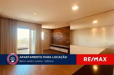 Apartamento para alugar com 64m², por r$ 3.600,00 - condomínio mais campos salles em valinhos/sp.