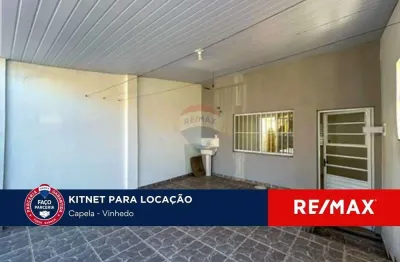 Excelente kitnet para locação no bairro da capela – vinhedo/sp